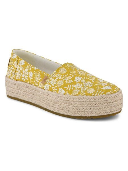 TOMS Espadryle w kolorze żółtym rozmiar: 40. Żółte espadryle damskie Toms, bez wzorów, bez obcasa. Za 163.26 zł.
