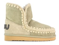 MOU ESKIMO 18 GLITTER LOGO Śniegowce damskie. Brązowe śniegowce damskie Mou, z wełny. W wyprzedaży za 823.99 zł.