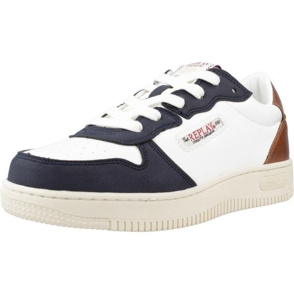 Buty REPLAY EPIC JR 6 Biały. Białe buty fitness męskie Replay, na fitness i siłownię. Za 208.99 zł.