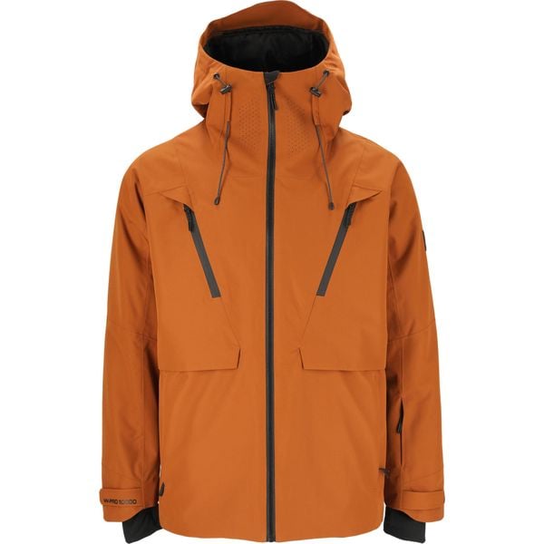 Kurtka narciarska męska Whistler Palmdale W-PRO 10000. Brązowe kurtki męskie WHISTLER, m, bez wzorów, sportowe, bez kaptura. Za 679.99 zł.