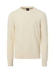 BOSS Sweter - H-Imberto Mężczyźni Bawełna beżowy, XL. Brązowe swetry męskie Boss, m, bez wzorów, z bawełny, bez kołnierzyka. Za 329.95 zł.