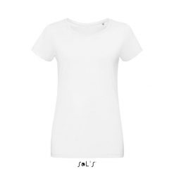 Koszulka damska Sol's Martin. Białe bluzki damskie SOL'S, s, bez wzorów, z bawełny, bez kołnierzyka. Za 79.00 zł.