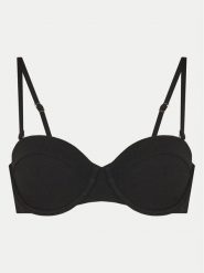 Tommy Hilfiger Góra od bikini UW0UW05814 Czarny. Czarne bikini damskie Tommy Hilfiger, bez wzorów. Za 139.99 zł.