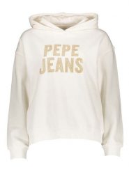 Pepe Jeans Bluza w kolorze kremowym rozmiar: M. Brązowe bluzy z kapturem damskie Pepe Jeans, m, z bawełny. Za 188.85 zł.