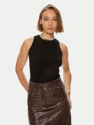 Weekend Max Mara Top Olimpo 2425366021 Czarny Slim Fit. Czarne topy damskie Weekend Max Mara, xs, bez wzorów, z syntetyku, bez kołnierzyka. Za 339.99 zł.