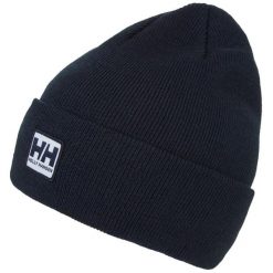 Czapka Helly Hansen urban cuff. Niebieskie czapki męskie Helly Hansen, bez wzorów, z materiału, klasyczne. Za 226.50 zł.