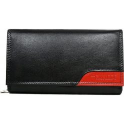 Portfel damski skórzany Cavaldi RD-07-CMN czarny - CZARNY Z CZERWONYM. Czarne portfele damskie 4U Cavaldi, bez wzorów, ze skóry. Za 54.99 zł.
