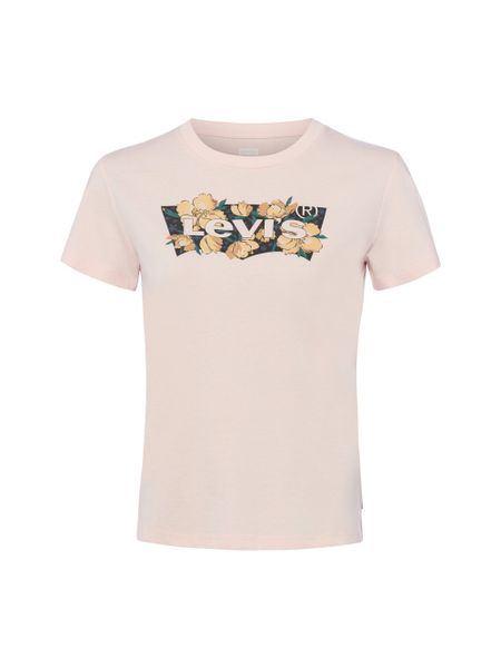 Levi's T-shirt Kobiety Bawełna różowy, S. Czerwone t-shirty damskie Levi's, s, bez wzorów, z bawełny, bez kołnierzyka. Za 89.95 zł.