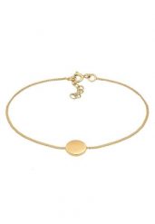 Elli Damski wisior płytkowy Basic Geo ze srebra próby 925 Sterling Silver pozłacany Bransoletki 1 ct. Szare bransoletki damskie Elli, pozłacane. Za 177.64 zł.