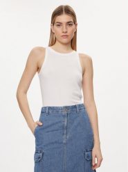 Levi's® Top Dreamy A7326-0001 Biały Slim Fit. Białe topy damskie s, bez wzorów, bez kołnierzyka. Za 119.99 zł.