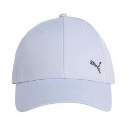 Czapka Z Daszkiem Z Metalowym Logo ESS. Niebieskie czapki z daszkiem damskie Puma, bez wzorów. Za 89.99 zł.