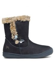 Primigi Kozaki 4932922 S Niebieski. Niebieskie kozaki dziewczęce Primigi, bez wzorów, ze skóry, bez obcasa. Za 349.99 zł.