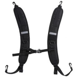 Wzmocnione paski do plecaka Oxford 20kg. Czarne paski damskie BIKEFLOW, bez wzorów, sportowe. Za 157.00 zł.