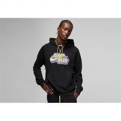 Bluza sportowa męska Nike Air Jordan Jumpman Fleece. Czarne bluzy sportowe męskie Nike, bez wzorów, sportowe, bez kołnierzyka, bez ramiączek. Za 329.00 zł.