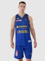 4F Koszulka meczowa replika wyjazdowa z sezonu 2024/25 męska 4F x PLK - Stal Ostrów Wielkopolski - multikolor L. T-shirty sportowe męskie 4f, l, z dzianiny, bez ramiączek, na fitness i siłownię. Za 219.99 zł.