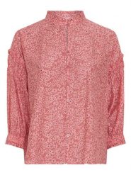 MOSS COPENHAGEN Bluzka w kolorze jasnoróżowym rozmiar: M/L. Różowe bluzki damskie MOSS COPENHAGEN, l, bez wzorów, bez kołnierzyka, bez ramiączek. Za 164.95 zł.