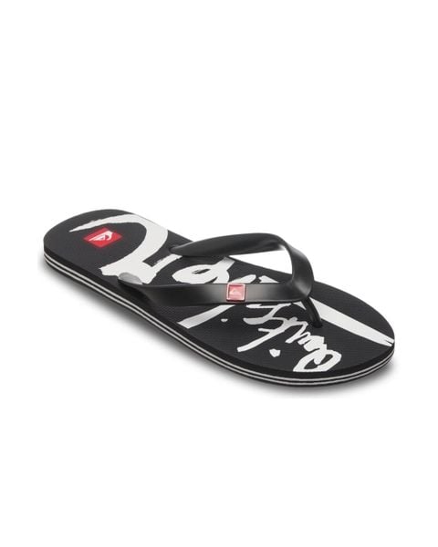 Klapki dla Mężczyzn YG MOLOKAI Czarny. Czarne klapki i japonki męskie Quiksilver, z syntetyku. Za 94.99 zł.