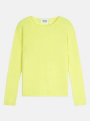 AUTHENTIC CASHMERE Kaszmirowy sweter "Epéna" w kolorze żółtym rozmiar: S. Żółte swetry klasyczne damskie AUTHENTIC CASHMERE, s, z kaszmiru, bez kołnierzyka. Za 279.78 zł.
