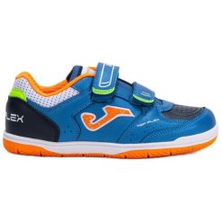 Buty piłkarskie Joma Top Flex 2504 In TPJW2504INV niebieskie. Niebieskie topy sportowe damskie bez wzorów, z gumy, bez ramiączek. Za 287.52 zł.