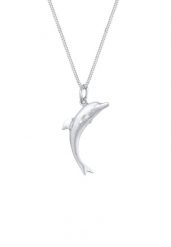 Elli Damska zawieszka delfin zabawna w srebrze próby 925 Sterling Silver Naszyjniki 1 ct Damski. Szare naszyjniki damskie Elli, na plażę, srebrne. Za 248.99 zł.