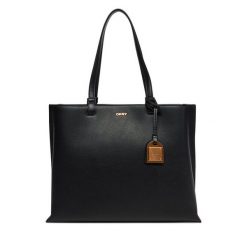 Torebka DKNY. Czarne torebki klasyczne damskie DKNY, bez wzorów, bez dodatków. Za 789.99 zł.