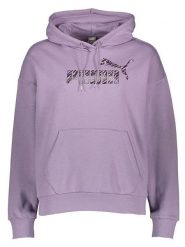 Puma Bluza "Essentials+" w kolorze fioletowym rozmiar: L. Różowe bluzy z kapturem damskie Puma, l. Za 132.05 zł.
