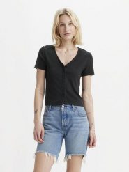 Levi's Kardigan w kolorze czarnym rozmiar: M. Czarne kardigany damskie Levi's, m, bez wzorów, z bawełny. Za 85.95 zł.
