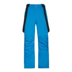 Spodnie narciarskie/snowboardowe z szelkami męskie Protest MIIKKA. Niebieskie spodnie materiałowe męskie Protest, bez wzorów, sportowe. Za 569.00 zł.