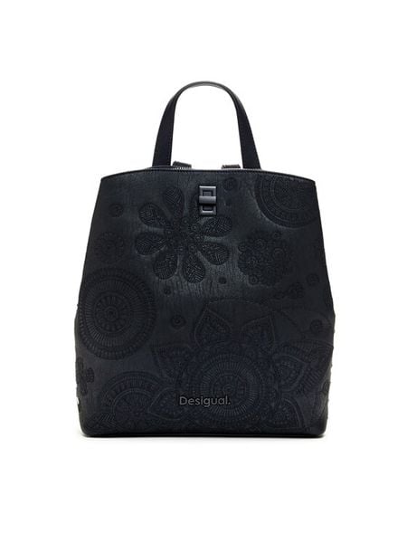 Desigual Plecak Dejavu Sumy Mini 25SAKP02 Czarny. Czarne plecaki damskie Desigual, bez wzorów, ze skóry. Za 189.99 zł.