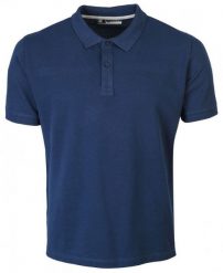 Koszulka POLO z Kołnierzykiem, Granatowa Jednokolorowa Krótki Rękaw -PAKO JEANS. Niebieskie koszulki polo męskie Pako Jeans, l, bez wzorów, z bawełny, bez ramiączek. Za 119.00 zł.