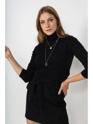 Perfect Cashmere Kaszmirowy golf "Willow" w kolorze czarnym rozmiar: S. Czarne golfy damskie Perfect Cashmere, s, bez wzorów, z kaszmiru, bez ramiączek. Za 632.42 zł.