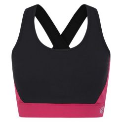 Damski Biustonosz Sportowy Swift II. Czarne biustonosze sportowe damskie Dare 2b, bez wzorów. Za 60.99 zł.