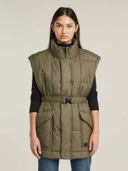 G-Star Kamizelka w kolorze khaki rozmiar: XL. Brązowe kamizelki damskie G-Star, xl, z tkaniny. Za 285.49 zł.
