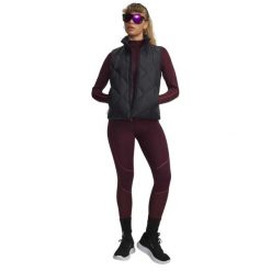 Legginsy treningowe damskie Under Armour CGear Textu fuchsia dusk. Czerwone legginsy damskie Under Armour, s, bez wzorów, z dzianiny. Za 286.80 zł.