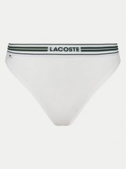 Lacoste Stringi 8F5147 Biały. Białe stringi damskie Lacoste, xxl, bez wzorów, z bawełny. Za 69.99 zł.