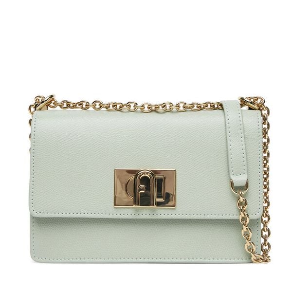 Torebka Furla. Niebieskie torebki klasyczne damskie Furla, bez wzorów, wizytowe, bez kołnierzyka, bez ramiączek. Za 899.99 zł.