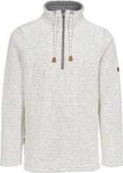2058 Falmouthfloss - męski sweter 1/2 zip w kolorze złamanej bieli. Białe kardigany męskie 2117 OF SWEDEN, m, bez wzorów, z bawełny, bez kołnierzyka. Za 247.99 zł.