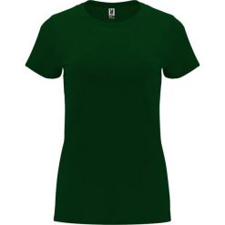 Damska Koszulka Z Krótkim Rękawem Capri. Zielone bluzki damskie ROLY, l, bez wzorów, sportowe, bez kołnierzyka, bez ramiączek. Za 31.99 zł.