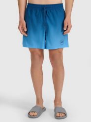 4F Szorty kąpielowe w kolorze niebieskim rozmiar: L. Niebieskie szorty sportowe męskie 4f, l, z materiału, outdoorowe. Za 87.61 zł.