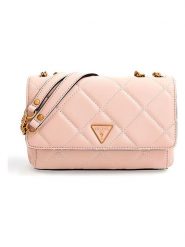 Guess Torebka w kolorze beżowym - 26 x 16 x 9 cm rozmiar: onesize. Brązowe torebki klasyczne damskie Guess, z aplikacjami, z materiału, bez dodatków. Za 399.71 zł.