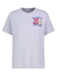 Sublevel Koszulka w kolorze fioletowym rozmiar: M. Różowe bluzki damskie Sublevel, m, bez wzorów, bez kołnierzyka. Za 43.99 zł.