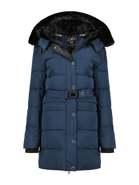 Canadian Peak Płaszcz zimowy "Bettineak" w kolorze niebieskim rozmiar: 3XL. Niebieskie płaszcze damskie Canadian Peak, na zimę, xl, z aplikacjami. Za 323.50 zł.