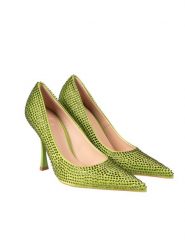 Liu-Jo Szpilki "Glam LH 01" | SA3159 TX001 | Kobieta | Zielony. Zielone szpilki Liu Jo, bez wzorów, z satyny, bez obcasa. W wyprzedaży za 419.00 zł.
