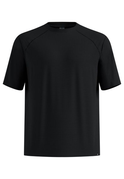 Koszulka z krótkim rękawem męska Odlo CUBIC T-shirt crew neck s/s. Czarne t-shirty męskie Odlo, m, bez wzorów, z dzianiny, bez kołnierzyka. Za 249.99 zł.