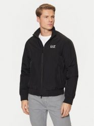 EA7 Emporio Armani Kurtka bomber 8NPB20 PNFZZ 1200 Czarny Regular Fit. Czarne kurtki męskie EA7 Emporio Armani, m, bez wzorów, z syntetyku, bez kaptura. Za 759.99 zł.