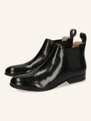 MELVIN & HAMILTON Skórzane sztyblety "Sally 16" w kolorze czarnym rozmiar: 40. Czarne botki damskie MELVIN & HAMILTON, ze skóry, sportowe, bez obcasa, bez zapięcia. Za 525.86 zł.