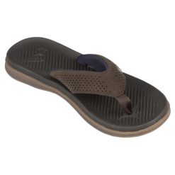 Japonki HALEIWA męskie. Brązowe klapki i japonki męskie Quiksilver, z kauczuku. W wyprzedaży za 99.99 zł.