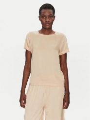 ViCOLO Bluzka TD0007 Beżowy Relaxed Fit. Brązowe bluzki damskie ViCOLO, s, bez wzorów, z wiskozy, bez ramiączek. Za 99.99 zł.