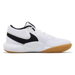 Buty siatkarskie męskie Nike Hyperquick. Białe buty sportowe na co dzień męskie Nike, z materiału, bez zapięcia, trekkingowe. Za 387.00 zł.