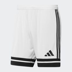 Spodenki piłkarskie ADIDAS Squadra 25. Białe szorty damskie Adidas, bez wzorów, eleganckie. Za 119.99 zł.